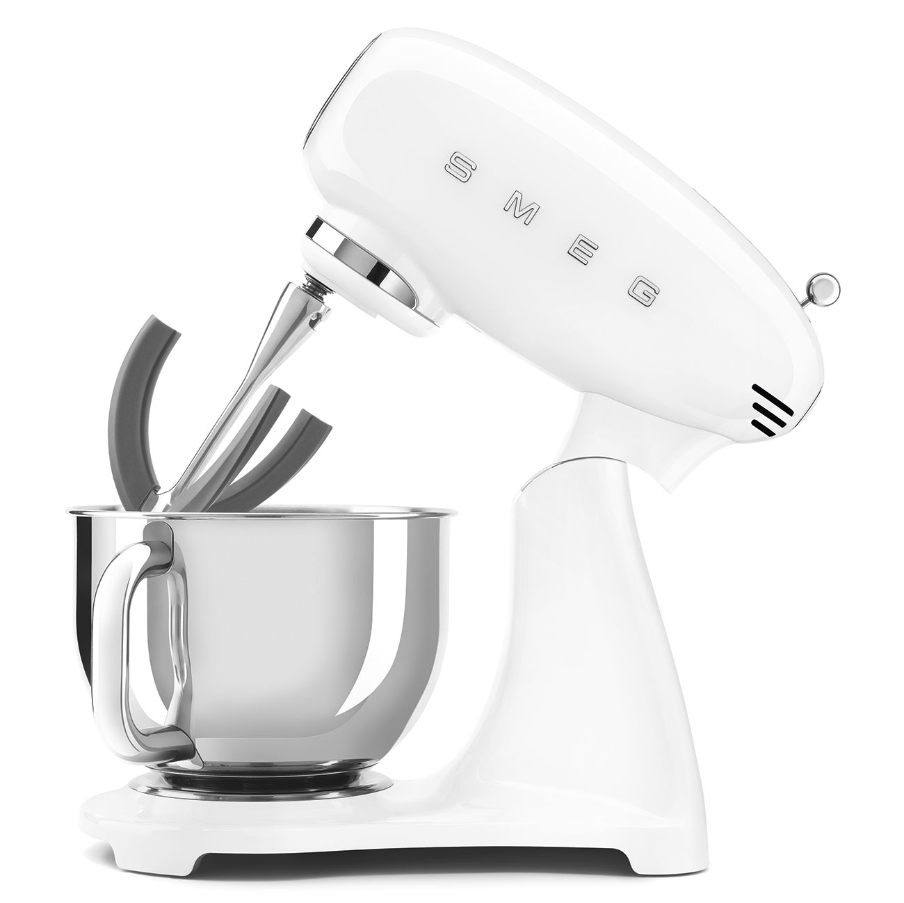 White Food Mixer with 4.8l stainless steel bowl - SMF03WHUK_4
