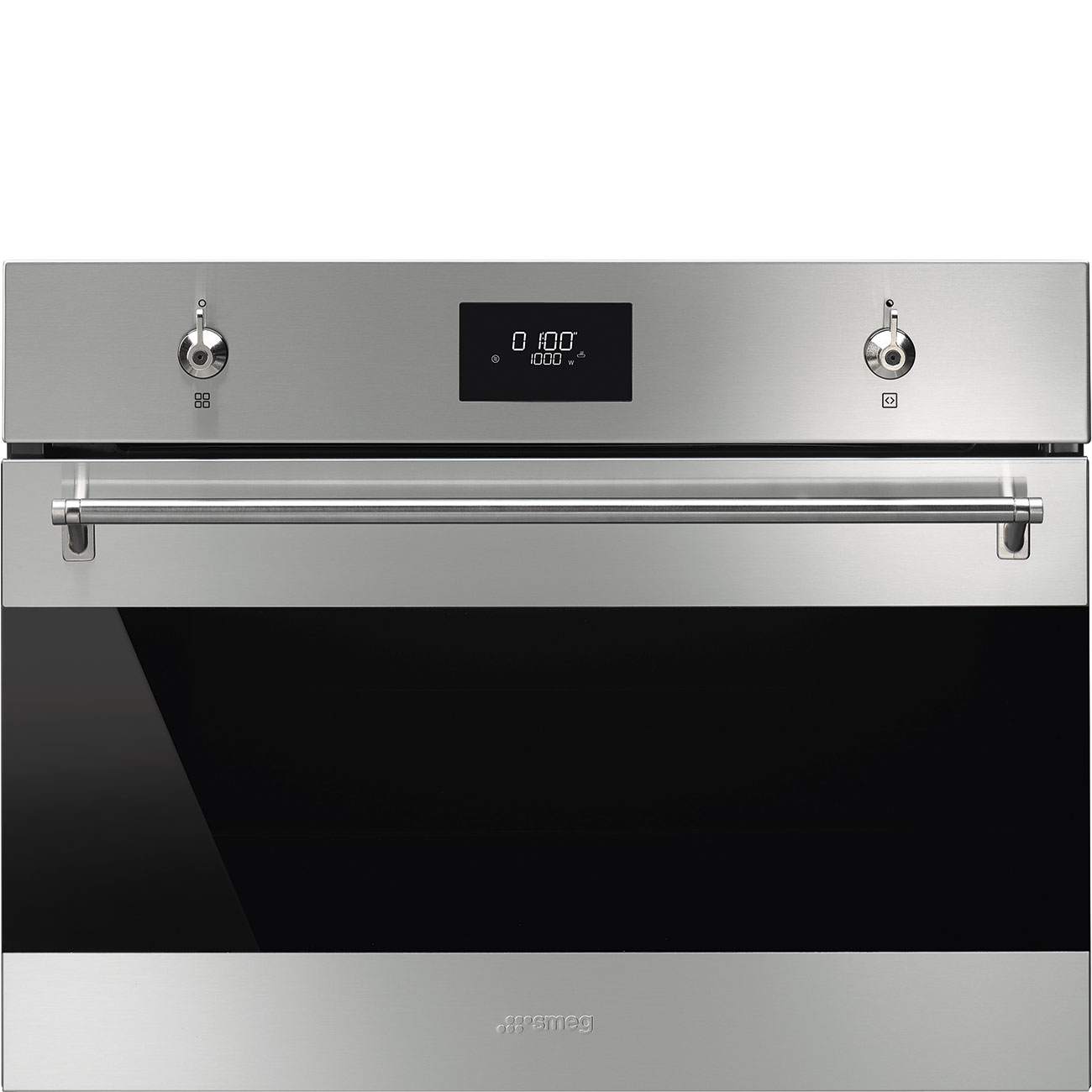 Stainless steel Micro combi Galileo Oven.  45cm compact. Built-in. Smeg_1