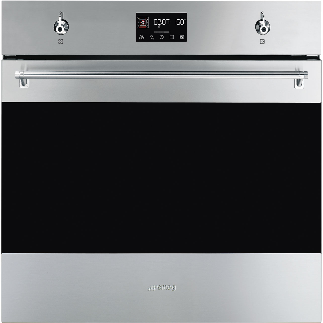 Stainless steel Traditional pyro Galileo Oven.  60cm. Built-in. Smeg_9