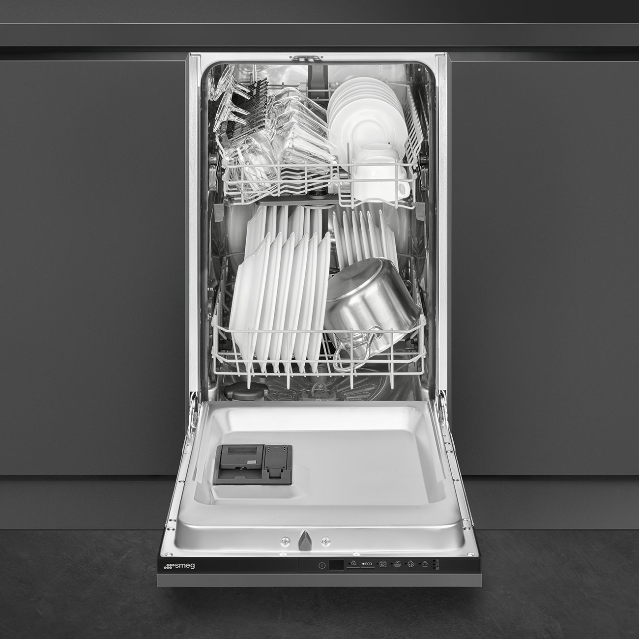 Fully-integrated built-in dishwasher 45 cm Smeg_10