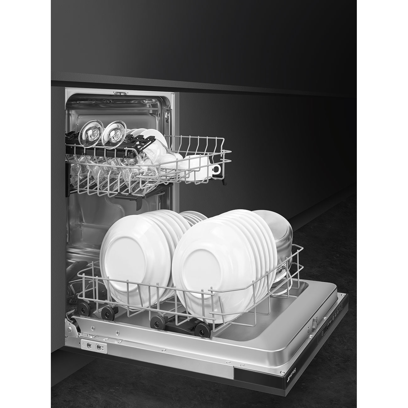 Fully-integrated built-in dishwasher 45 cm Smeg_3