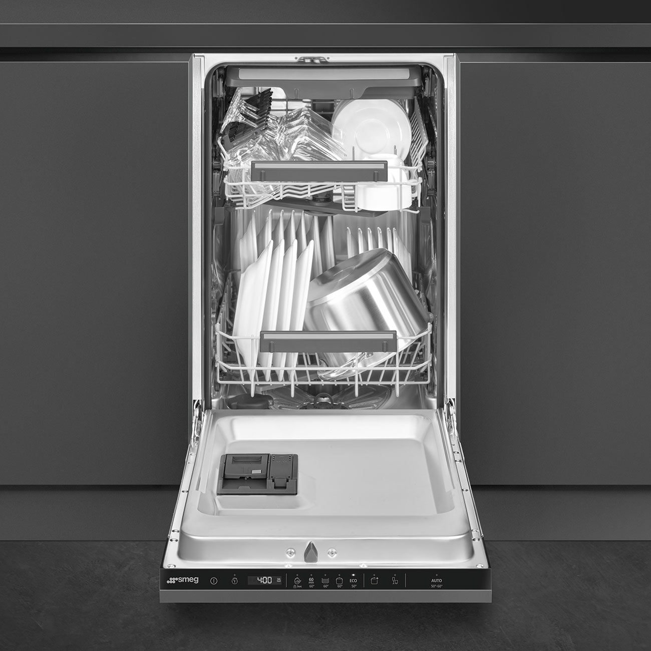 Fully-integrated built-in dishwasher 45 cm Smeg_10
