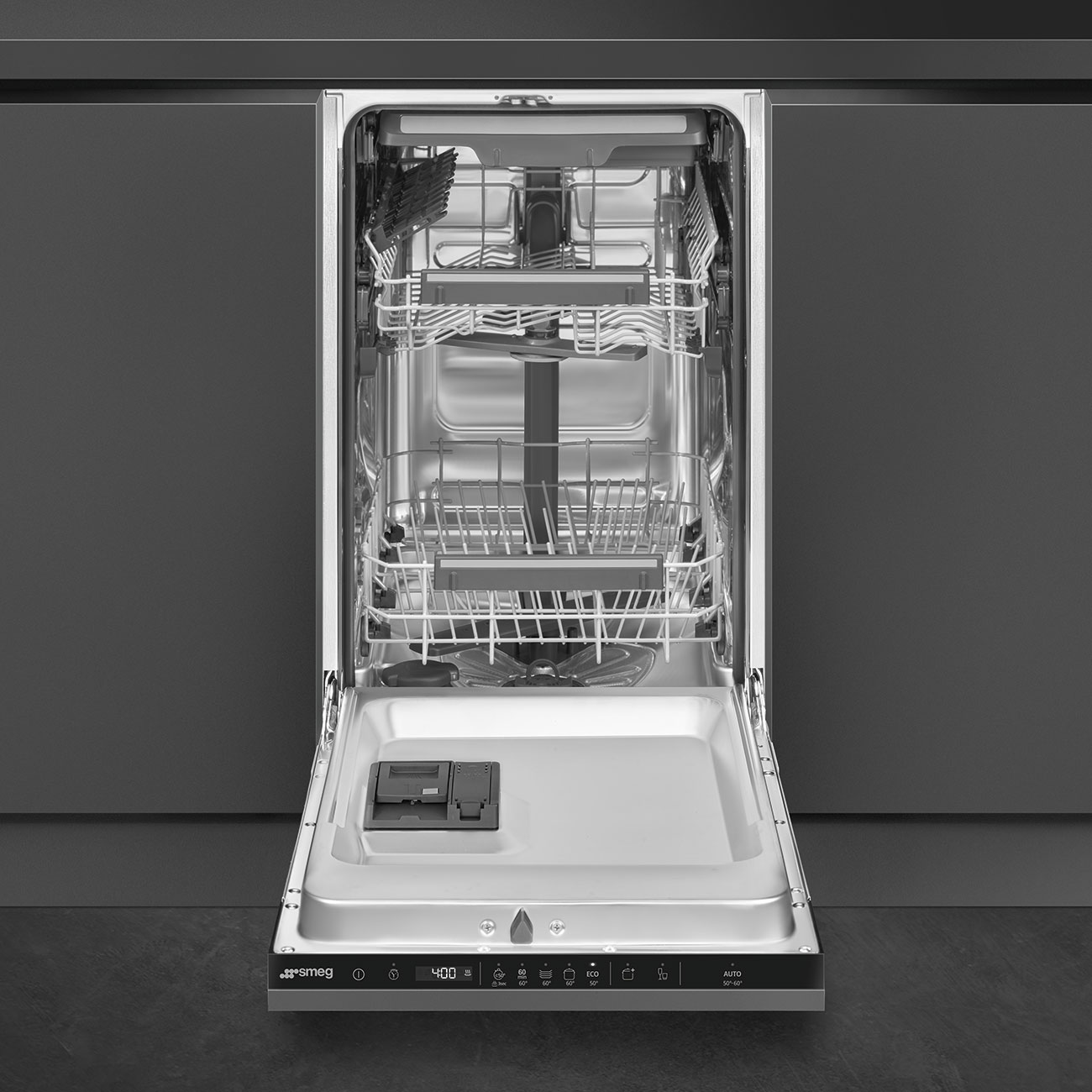 Fully-integrated built-in dishwasher 45 cm Smeg_4