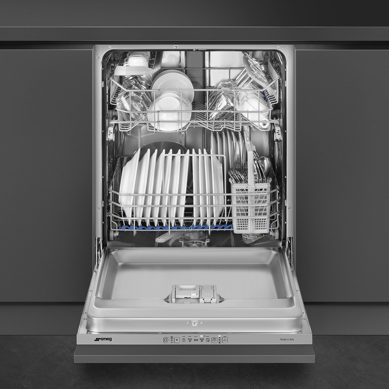 Fully-integrated built-in dishwasher 60 cm Smeg_4