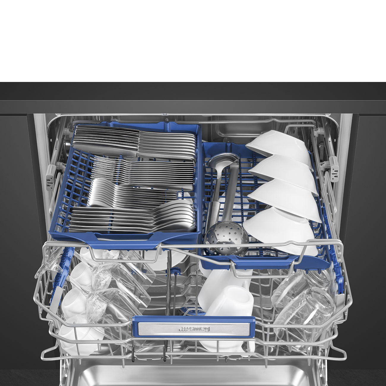 Fully-integrated built-in dishwasher 60 cm Smeg_8