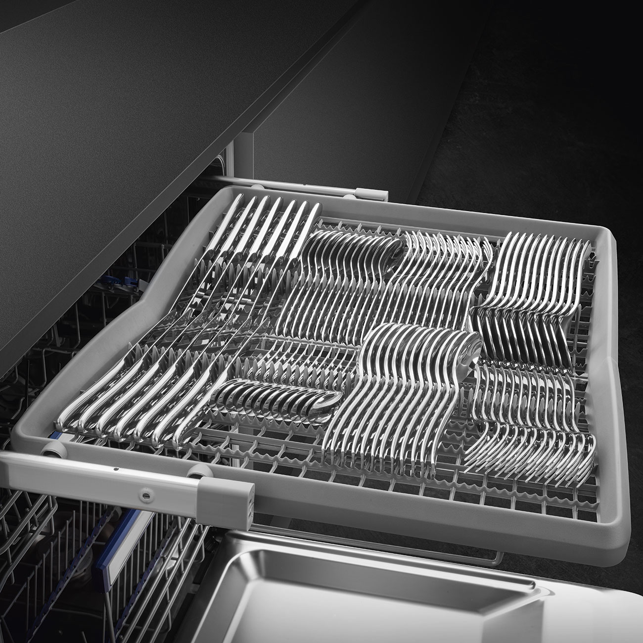 Fully-integrated built-in dishwasher 60 cm Smeg_4