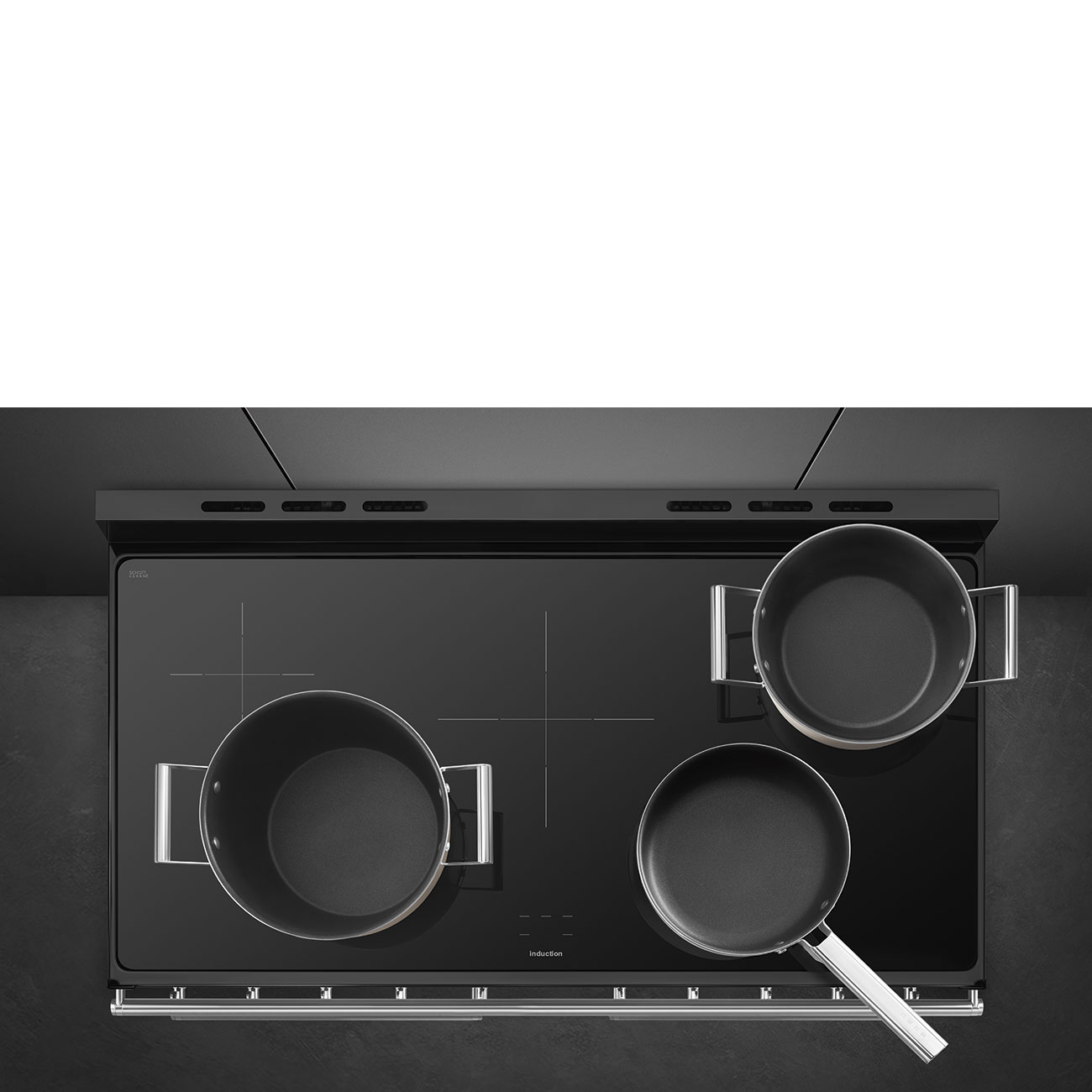 Smeg Stainless steel Cooker with Induction Hob_8