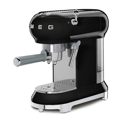 Espresso Coffee Machine Black ECF01BLAU | Smeg Australia