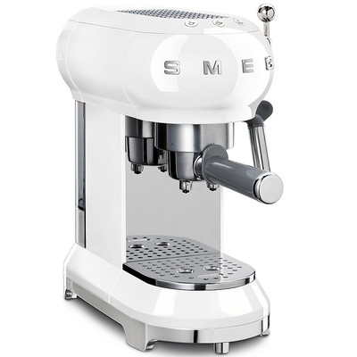 Espresso Coffee Machine White ECF01WHAU | Smeg Australia