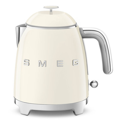 View product information for Smeg's KLF05CRUK mini kettle in cream