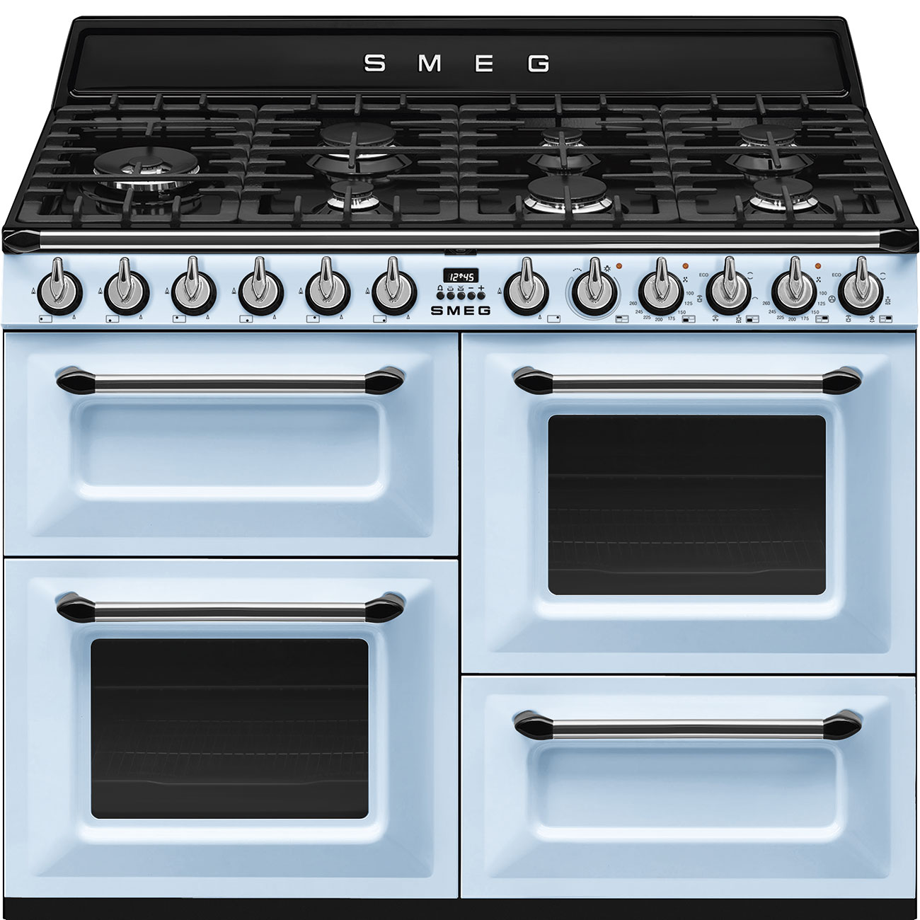 Smeg Pastel blue Cooker with Gas Hob_1