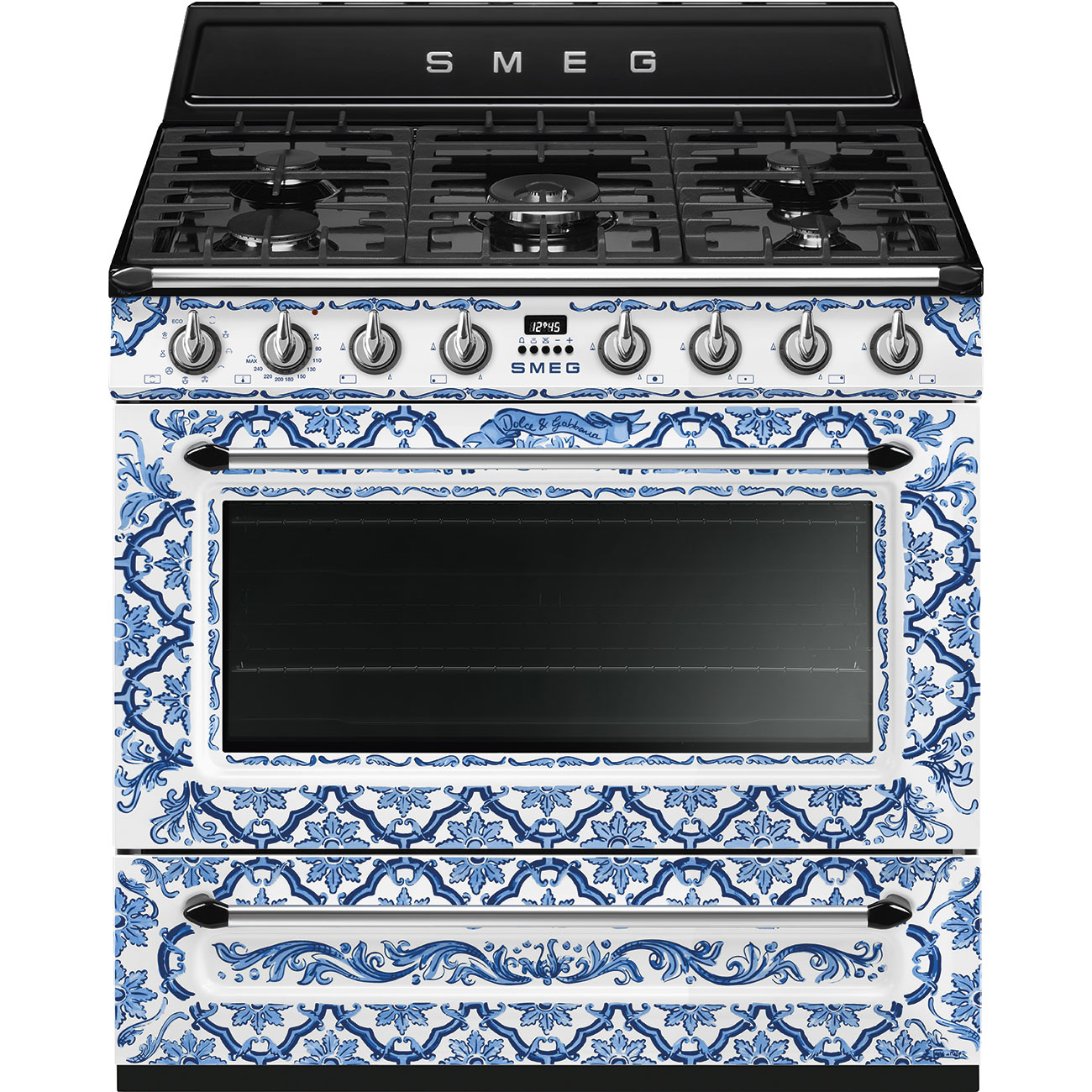 Smeg Decorated / Special Cooker with Gas Hob_1