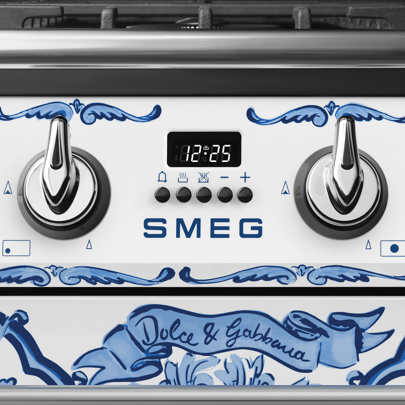 Smeg Decorated / Special Cooker with Gas Hob_9