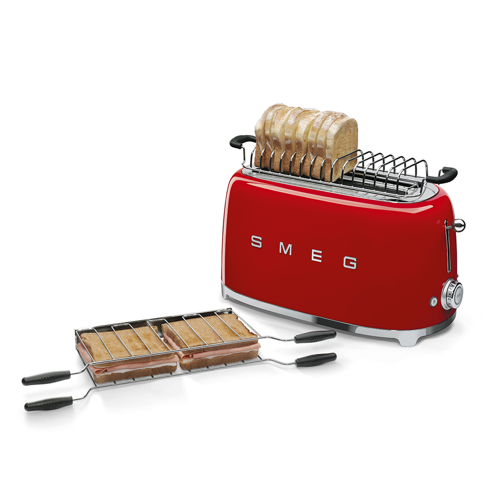 Gloss Red 4 Slice long slot Toaster - TSF02RDUK_3