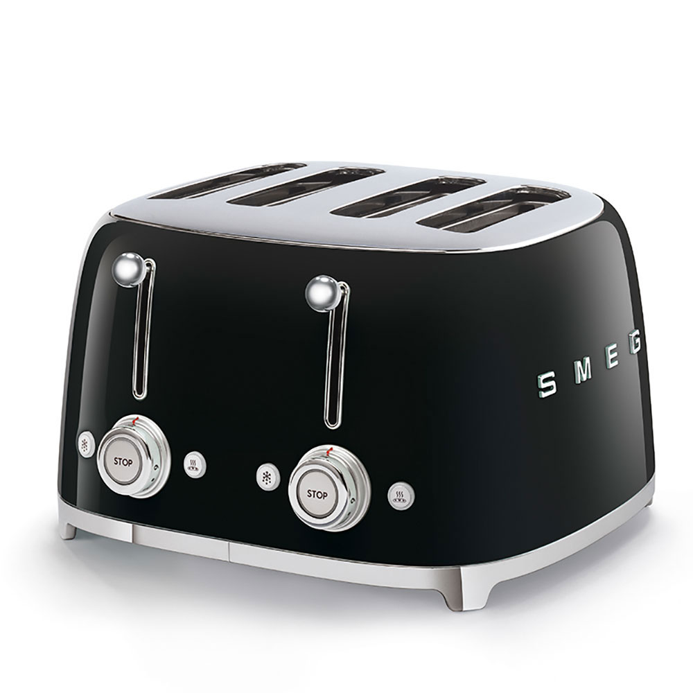 Gloss Black 4 Slice, 4 Slot Toaster - TSF03BLUK_1