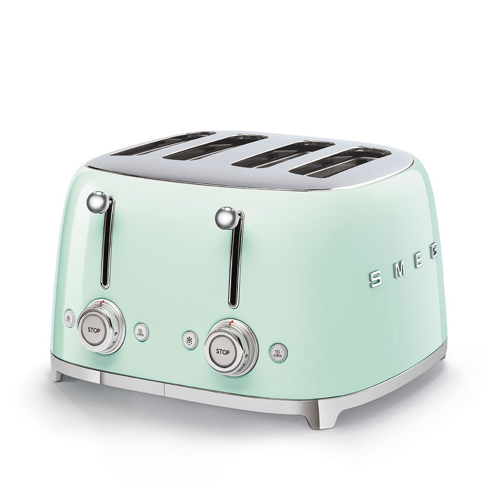 Gloss Pastel Green 4 Slice, 4 Slot Toaster - TSF03PGUK_1