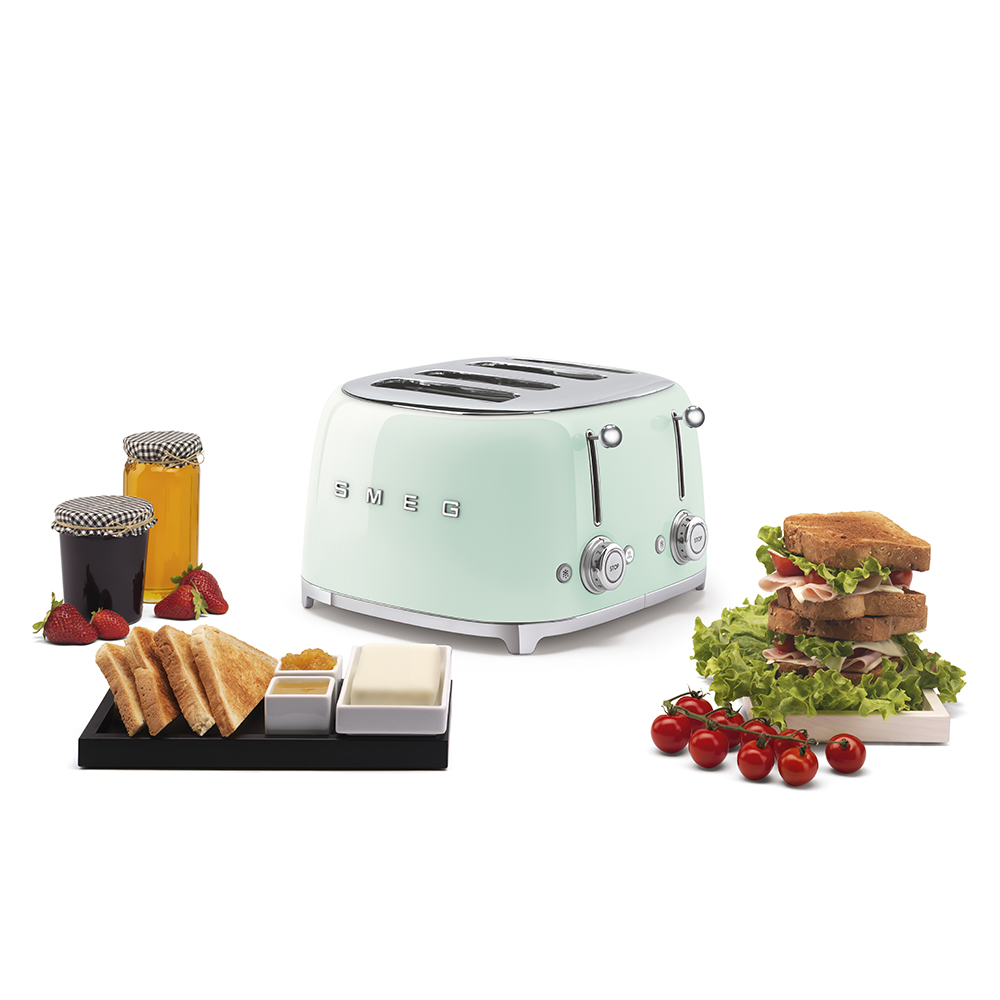 Gloss Pastel Green 4 Slice, 4 Slot Toaster - TSF03PGUK_3