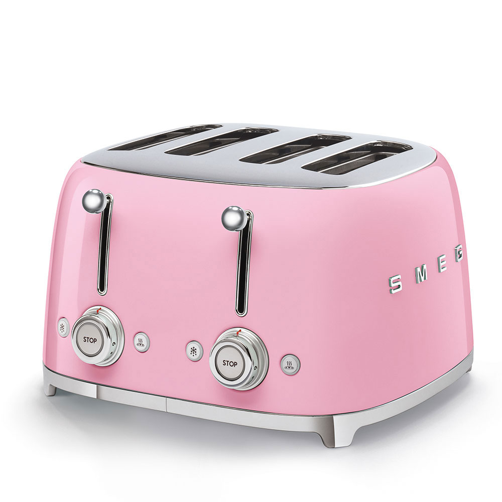 Gloss Pink 4 Slice, 4 Slot Toaster - TSF03PKUK_1